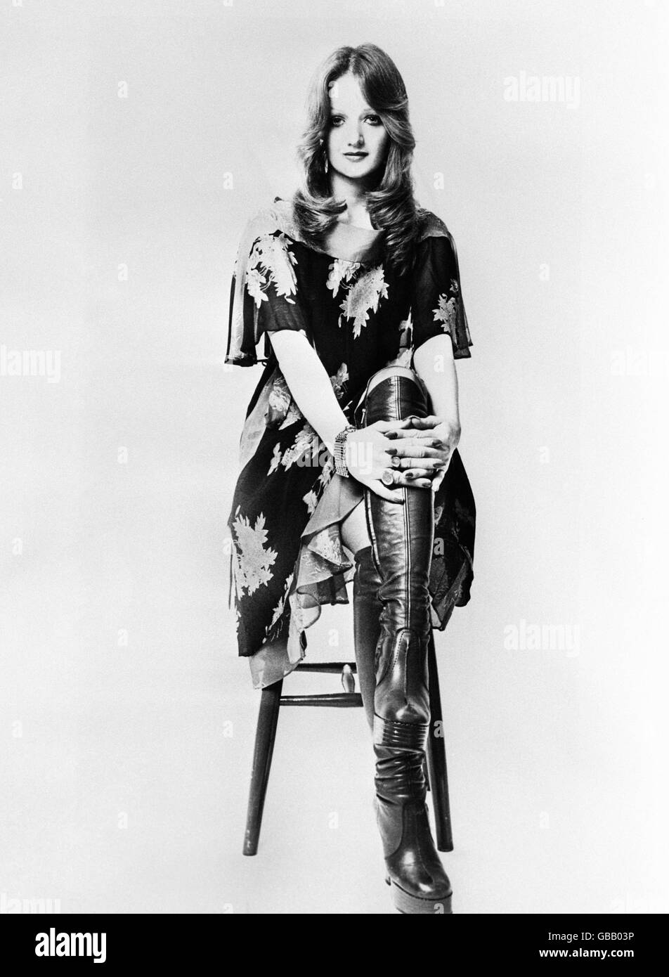 Music - Bonnie Tyler - 1976 Stock Photo