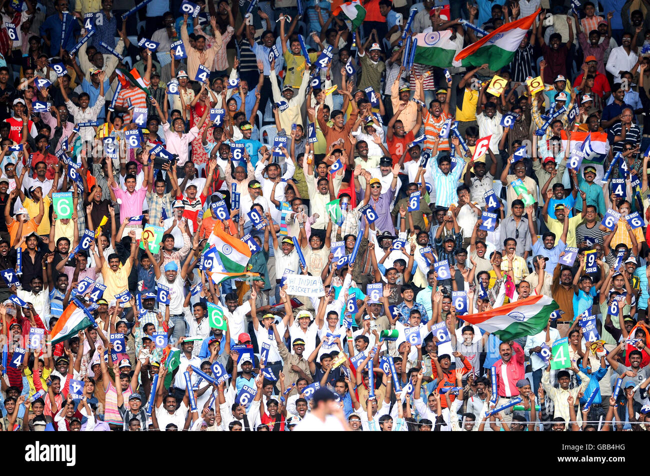 Cricket - First Test - Day Four - India v England - M. A. Chidambaram Stadium - Chennai - India Stock Photo