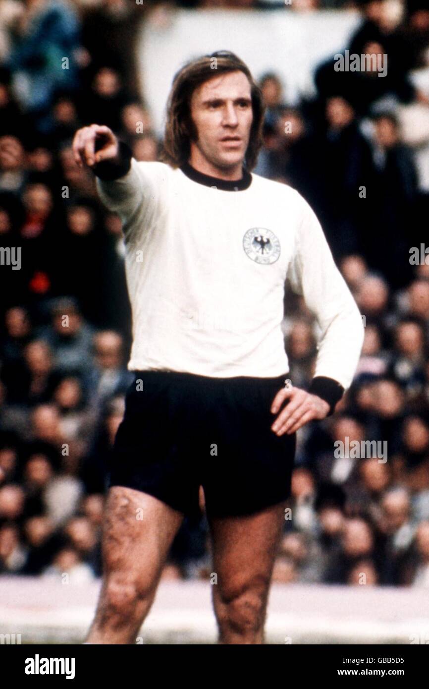 Soccer - Friendly - Italy v West Germany. Gunter Netzer, West Germany ...