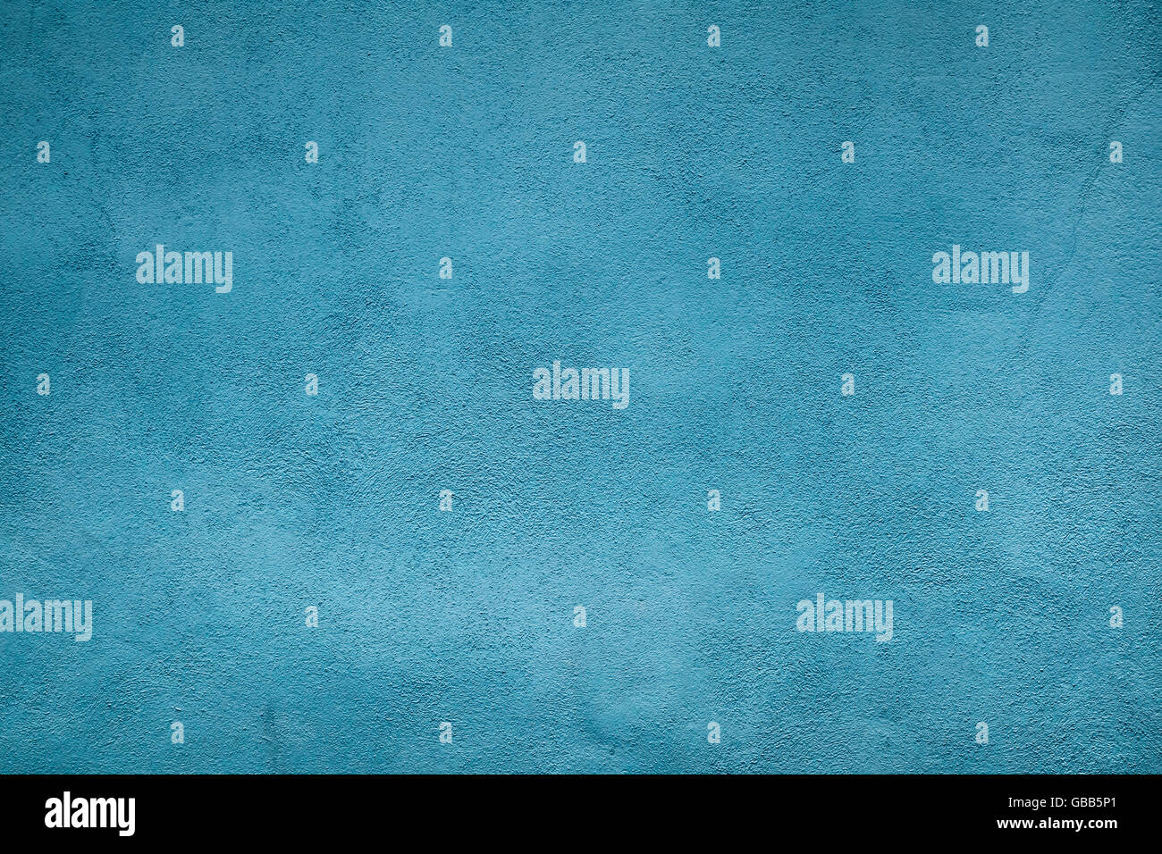 Abstract light blue plaster wall texture. Background and texture. Stock Photo