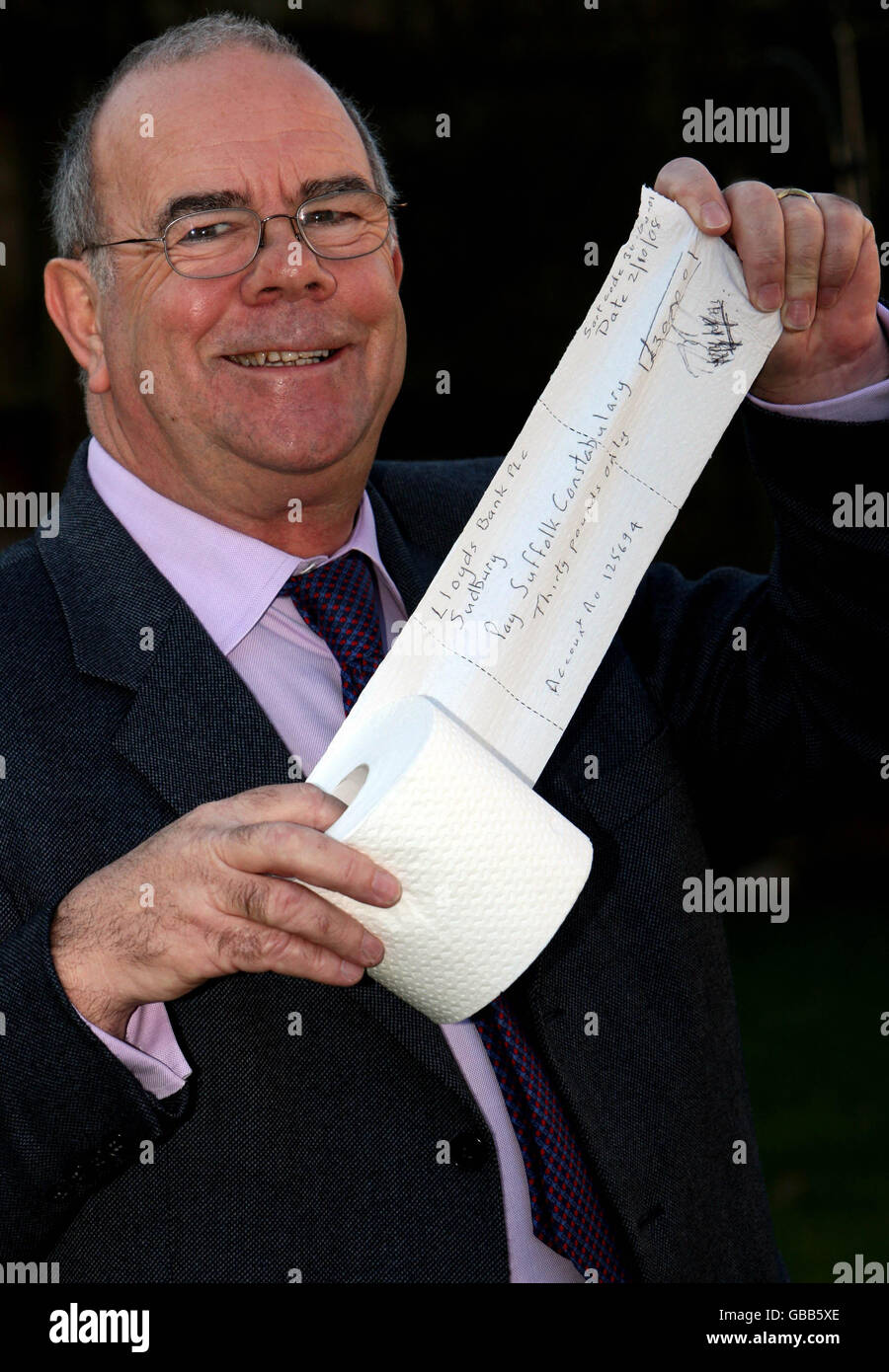 Toilet paper protest driver Stock Photo Alamy