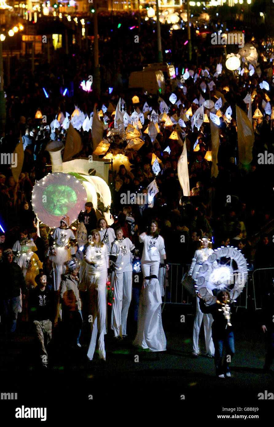 Burning of the Clocks festival Stock Photo Alamy