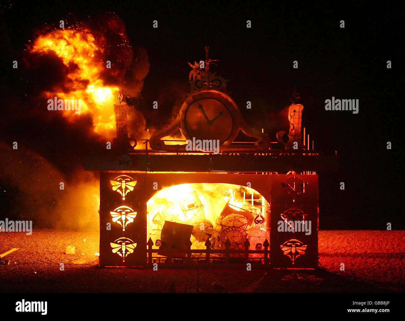 The 'Burning the Clocks' parade of Lanterns moves through Brighton in