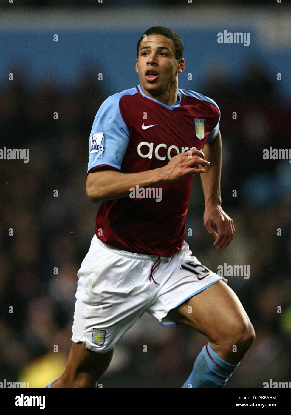 Soccer Barclays Premier League Aston Villa v Arsenal Villa Park. Curtis Davies, Aston