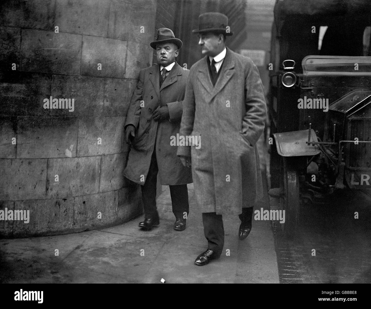 British Crime - Fraud - Farrow's Bank Case - London - 1920 Stock Photo