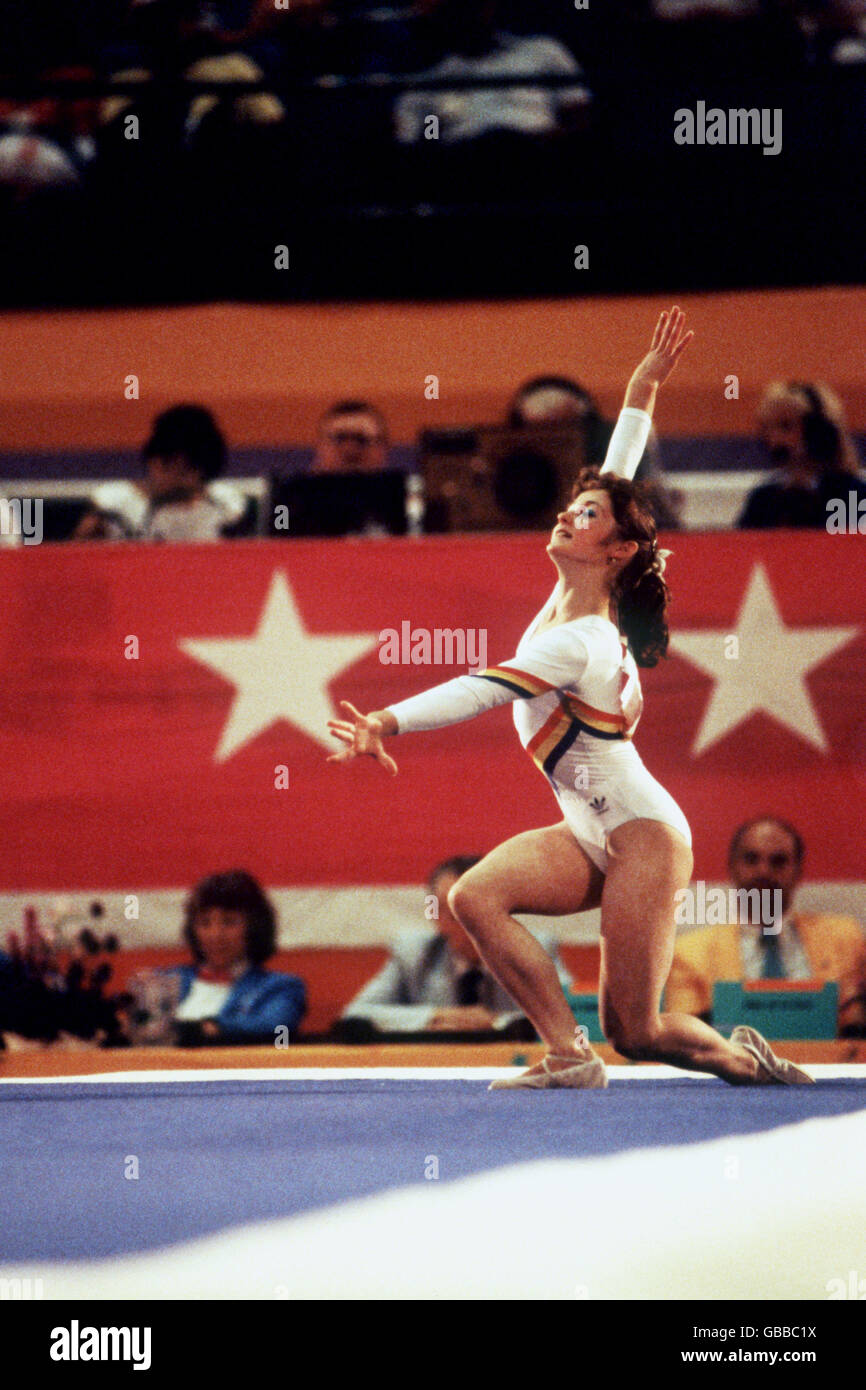 Gymnastics los angeles olympic games 1984 womens floor exercise hires