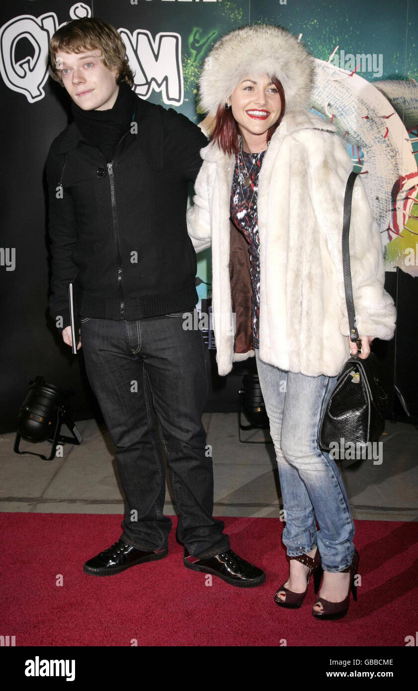 Jaime Winstone And Alfie Allen Arriving For The First Night Of Cirque Du Soleil S Quidam At The Royal Albert Hall In West London Stock Photo Alamy