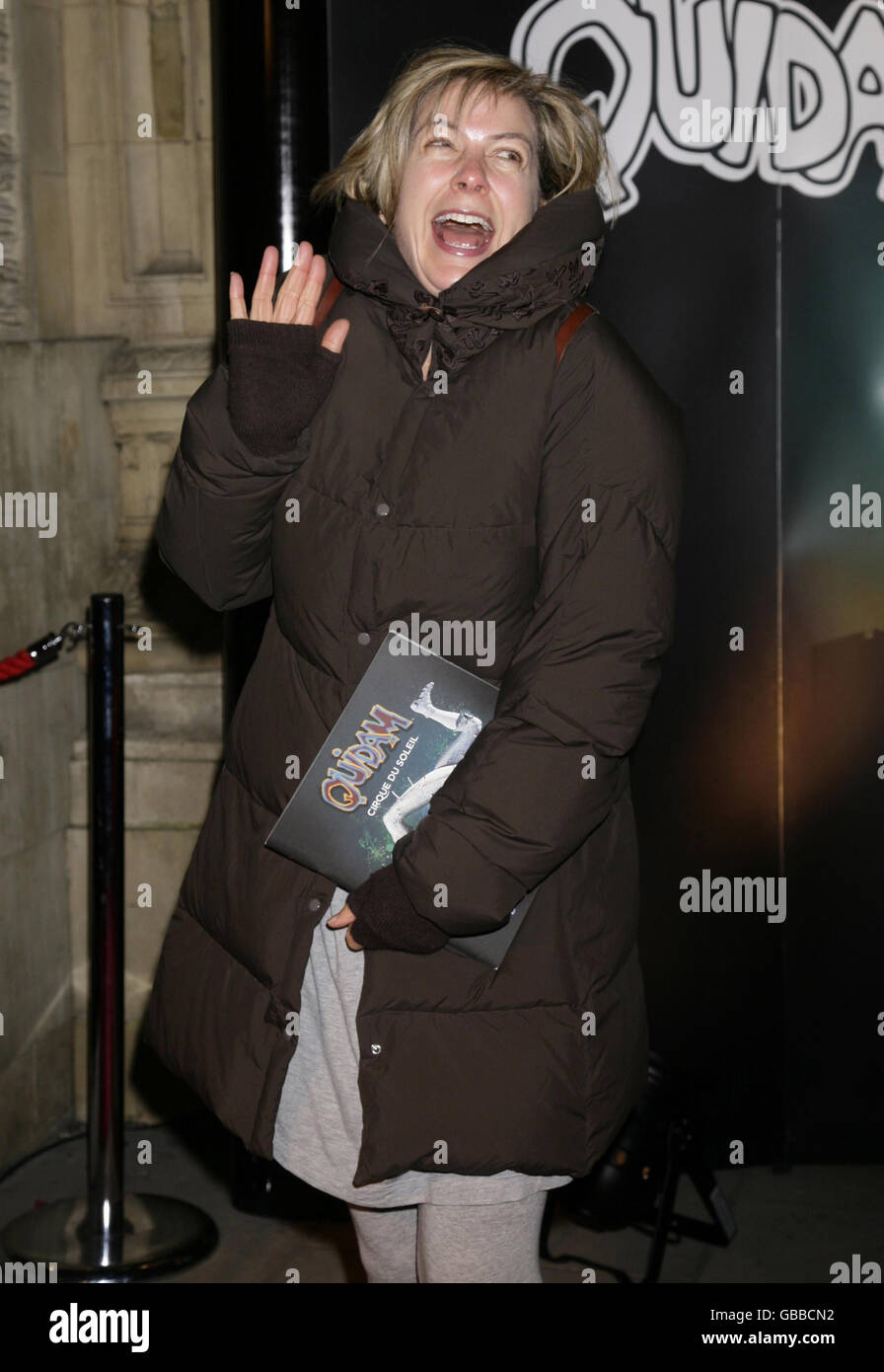 Penny smith arriving first night cirque du soleils quidam hi-res stock