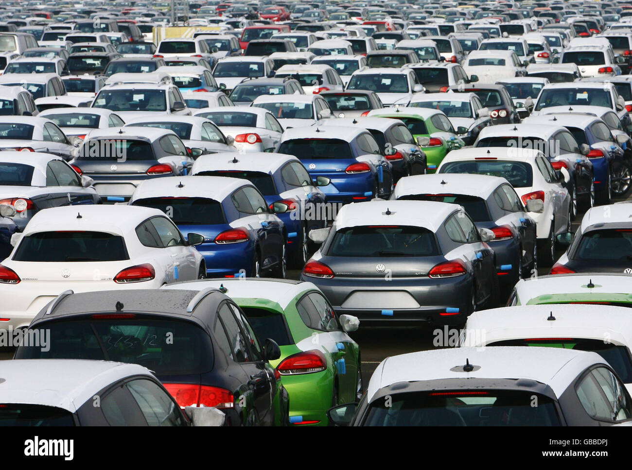 Sales of new cars slump Stock Photo Alamy