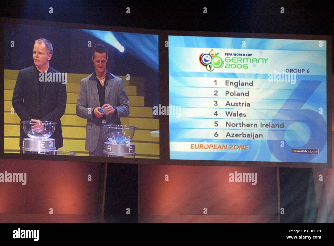 Soccer FIFA World Cup 2006 Preliminary Draw Stock Photo Alamy