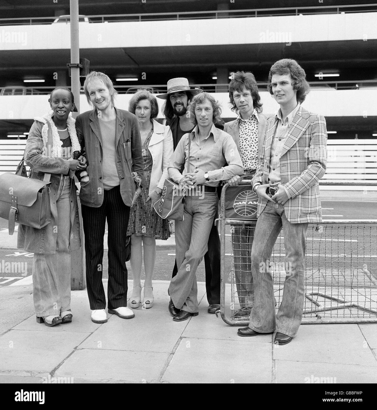 Music - Blue Mink - Heathrow Airport - London - 1973 Stock Photo