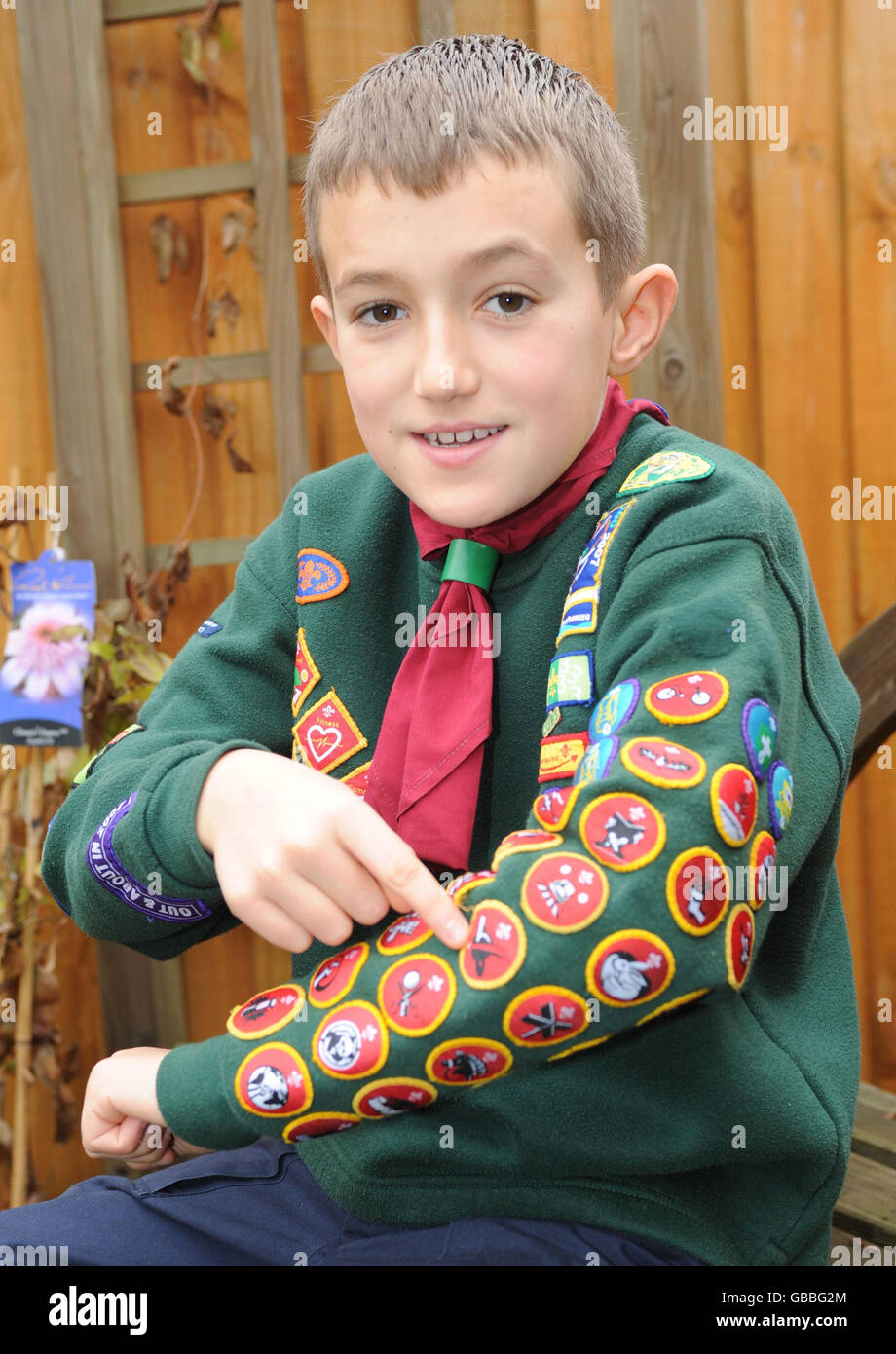 Most Decorated Cub Scout Stock Photo 110277516 Alamy