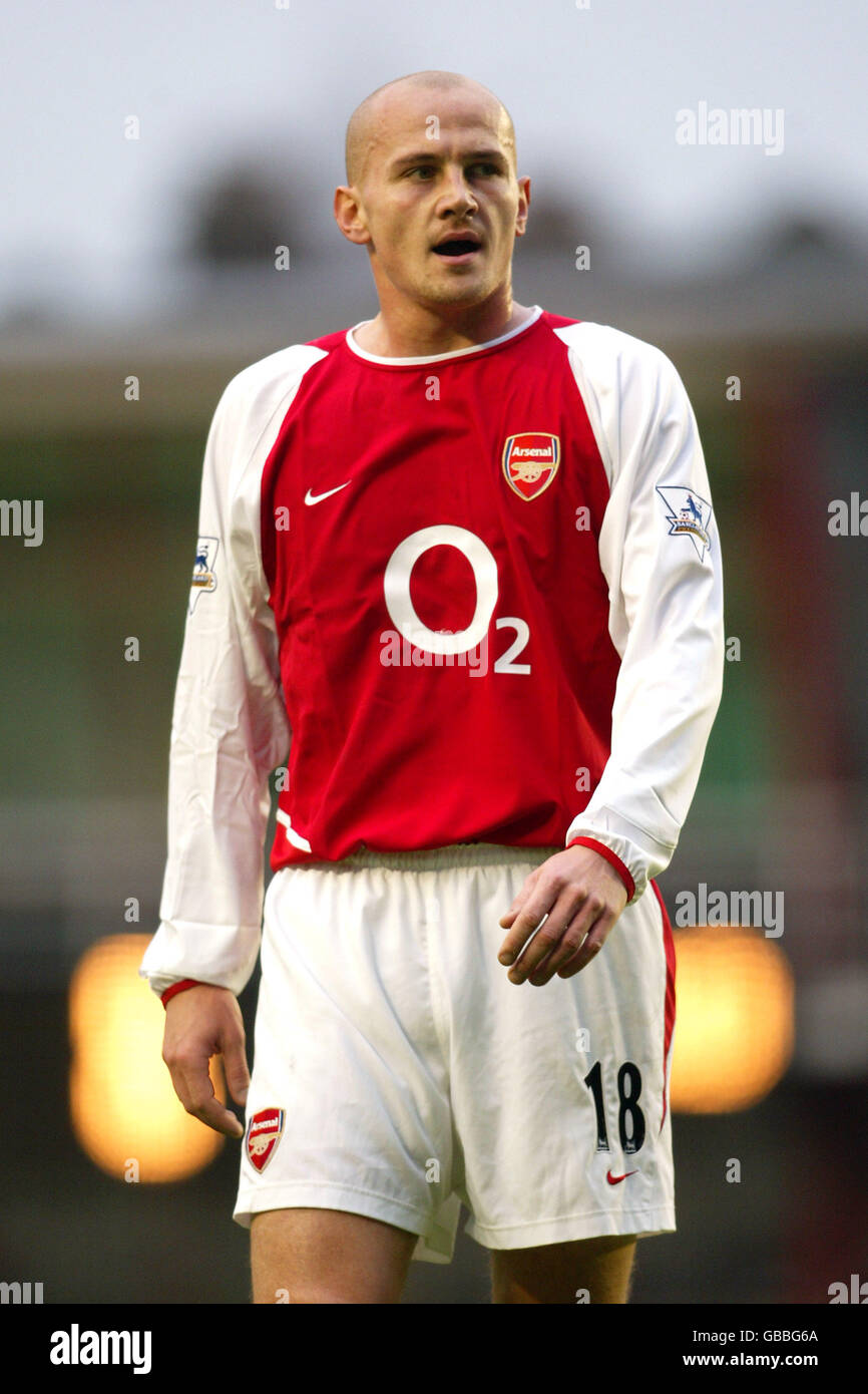 Soccer - FA Barclaycard Premiership - Arsenal v Middlesbrough. Pascal Cygan, Arsenal Stock Photo