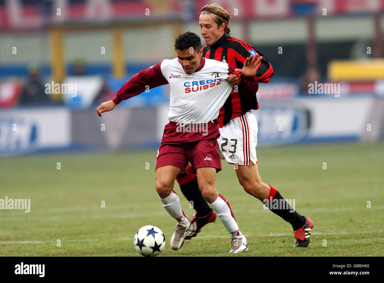 Soccer Italian Serie A Ac Milan V Reggina Stock Photo Alamy