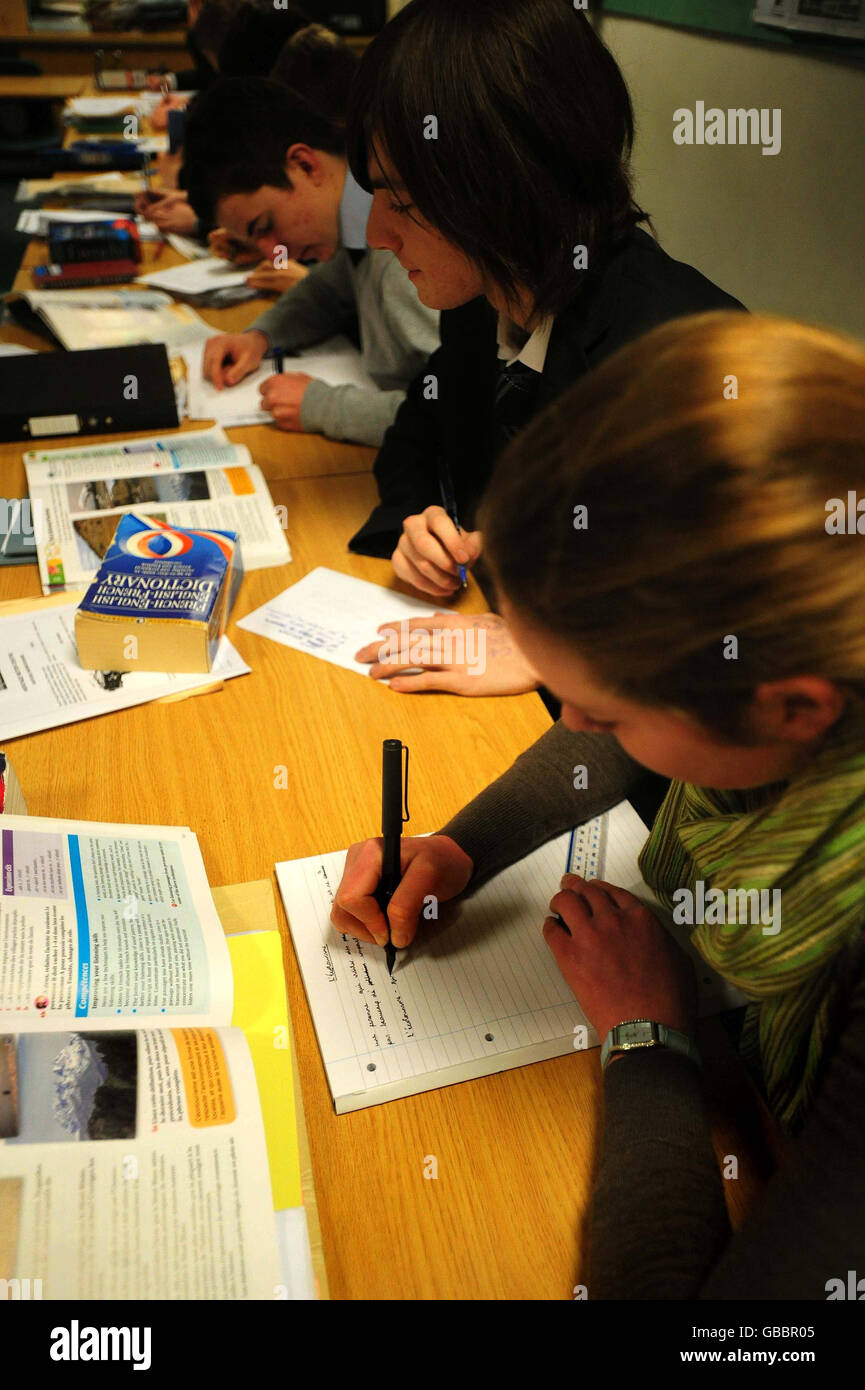 England school league tables Stock Photo Alamy