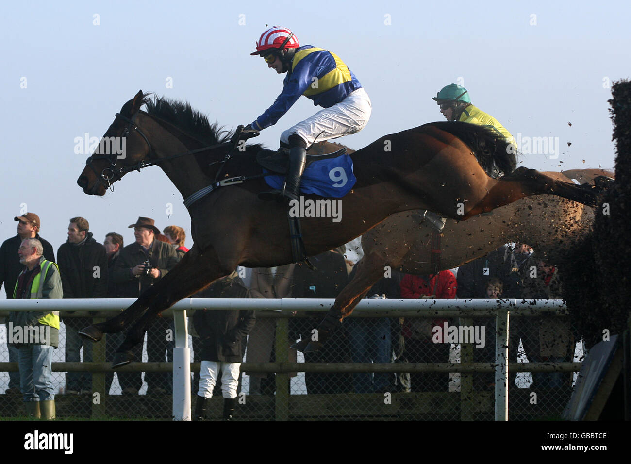 Horse Racing - Taunton Racecourse Stock Photo