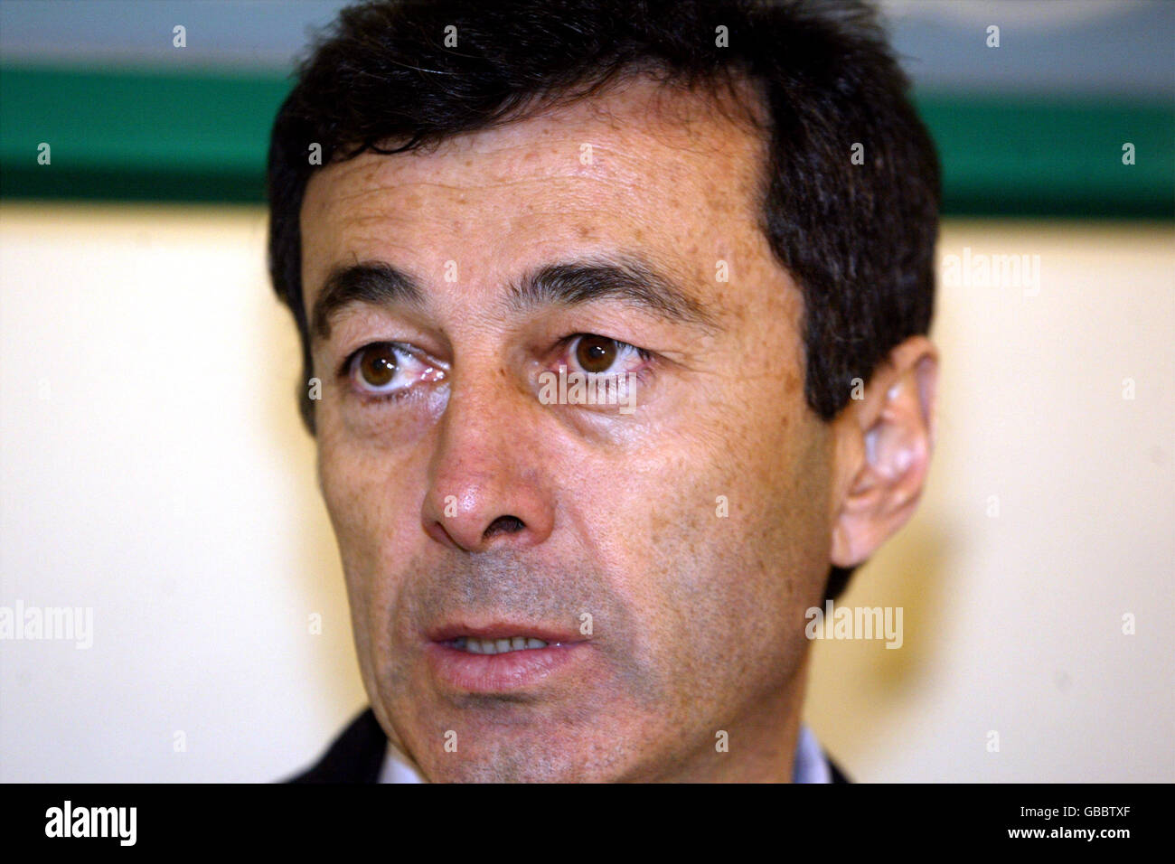 Soccer - International Friendly - Greece v Bulgaria. Plamen Markov, Bulgaria coach Stock Photo