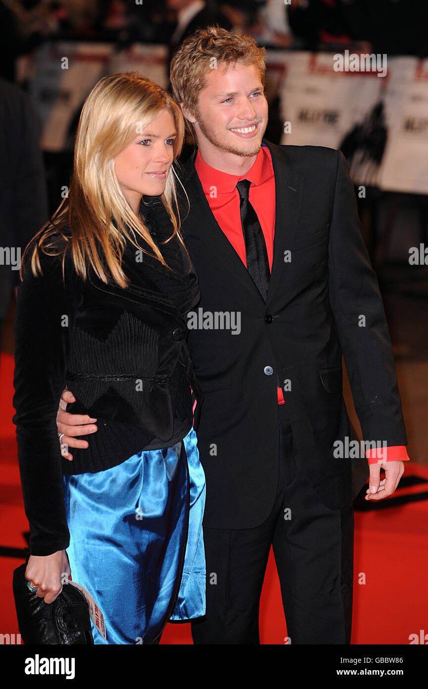 Sam Branson and Isabella Calthorpe attend the UK premiere of 'Valkyrie' held at the Odeon Leicester Square in London. Stock Photo