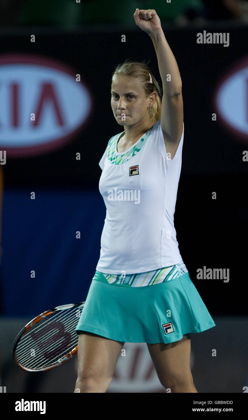 Tennis Australian Open 2009 Day Three Melbourne Park Stock Photo
