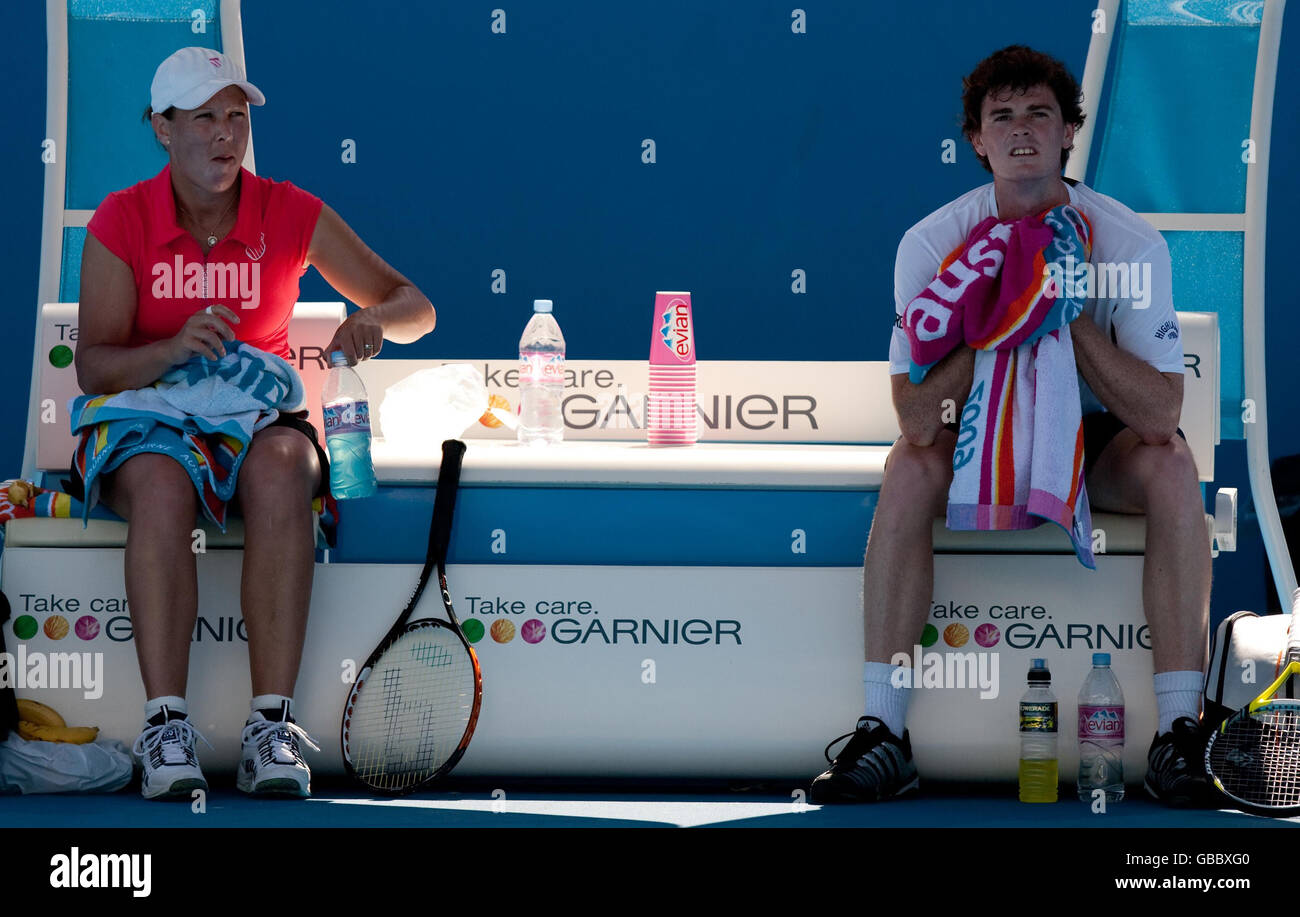 Tennis - Australian Open 2009 - Day Seven - Melbourne Park Stock Photo
