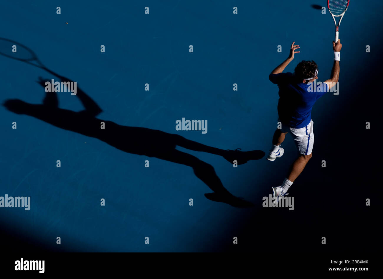 Tennis Australian Open 2009 Day Seven Melbourne Park Stock Photo