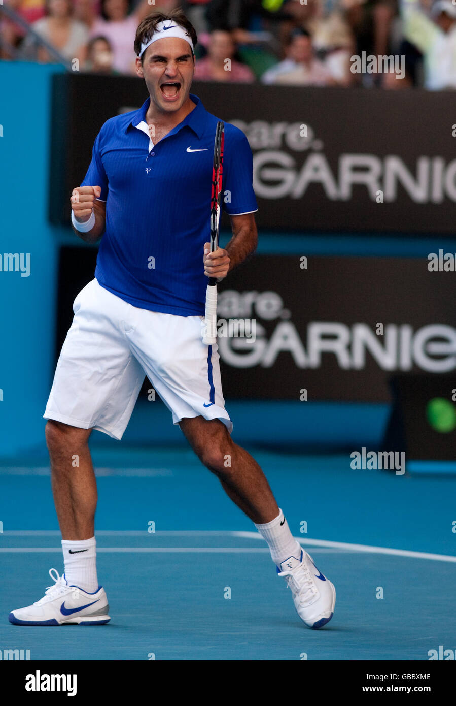 Tennis Australian Open 2009 Day Seven Melbourne Park Stock Photo