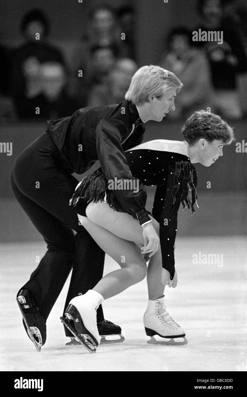 Ice Skating - St. Ivel Ice International - Pairs Competition - 1982 Stock Photo