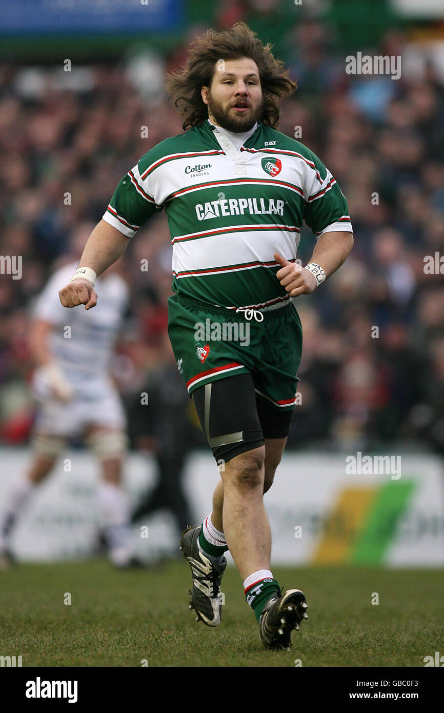 Rugby Union - Guinness Premiership - Leicester Tigers v Bath Rugby - Welford Road. Martin Castrogiovanni, Leicester Tigers Stock Photo
