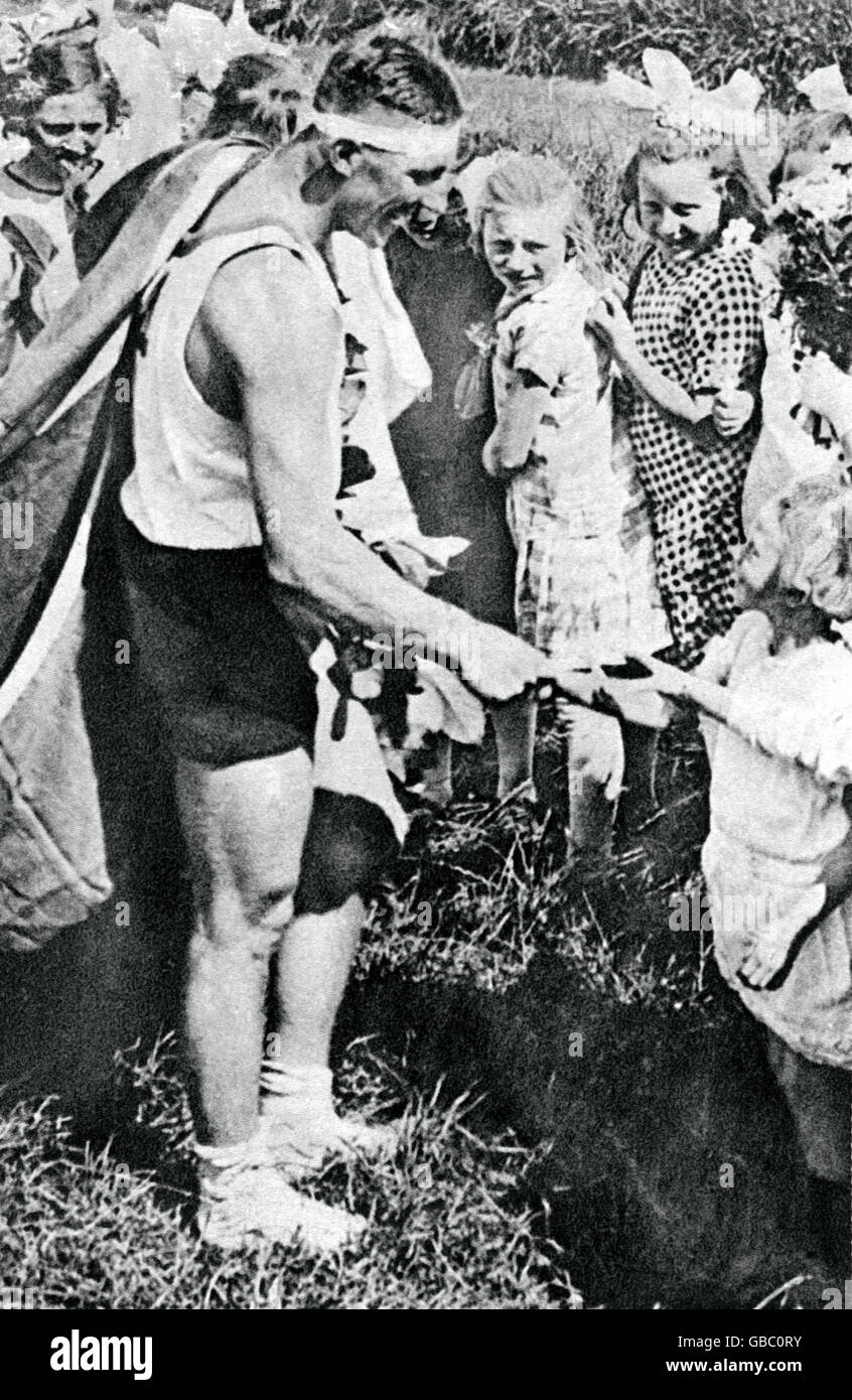 Rowing Amsterdam Olympic Games 1928 Single Sculls Stock Photo Alamy