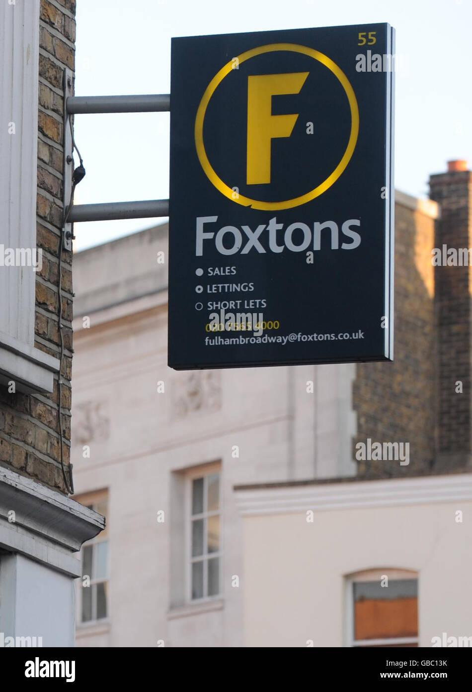 Foxtons board hires stock photography and images Alamy
