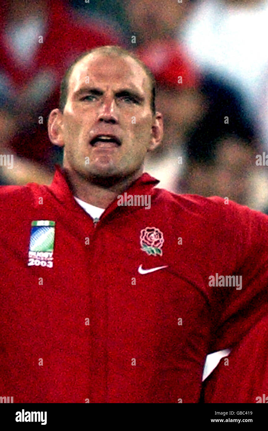 Rugby Union - World Cup 2003 - Semi Final - England v France Stock Photo