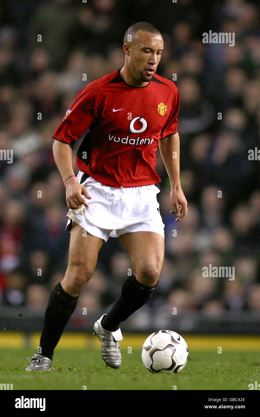 Soccer - FA Barclaycard Premiership - Manchester United v Middlesbrough. Mikael Silvestre, Manchester United Stock Photo