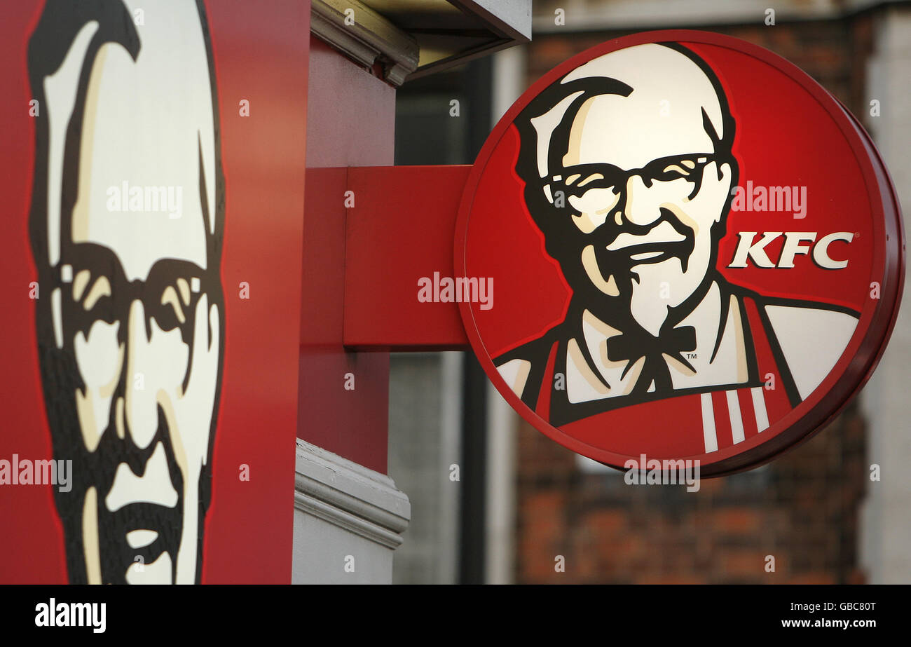 General view of a branch of Kentucky Fried Chicken, or KFC, on Clapham