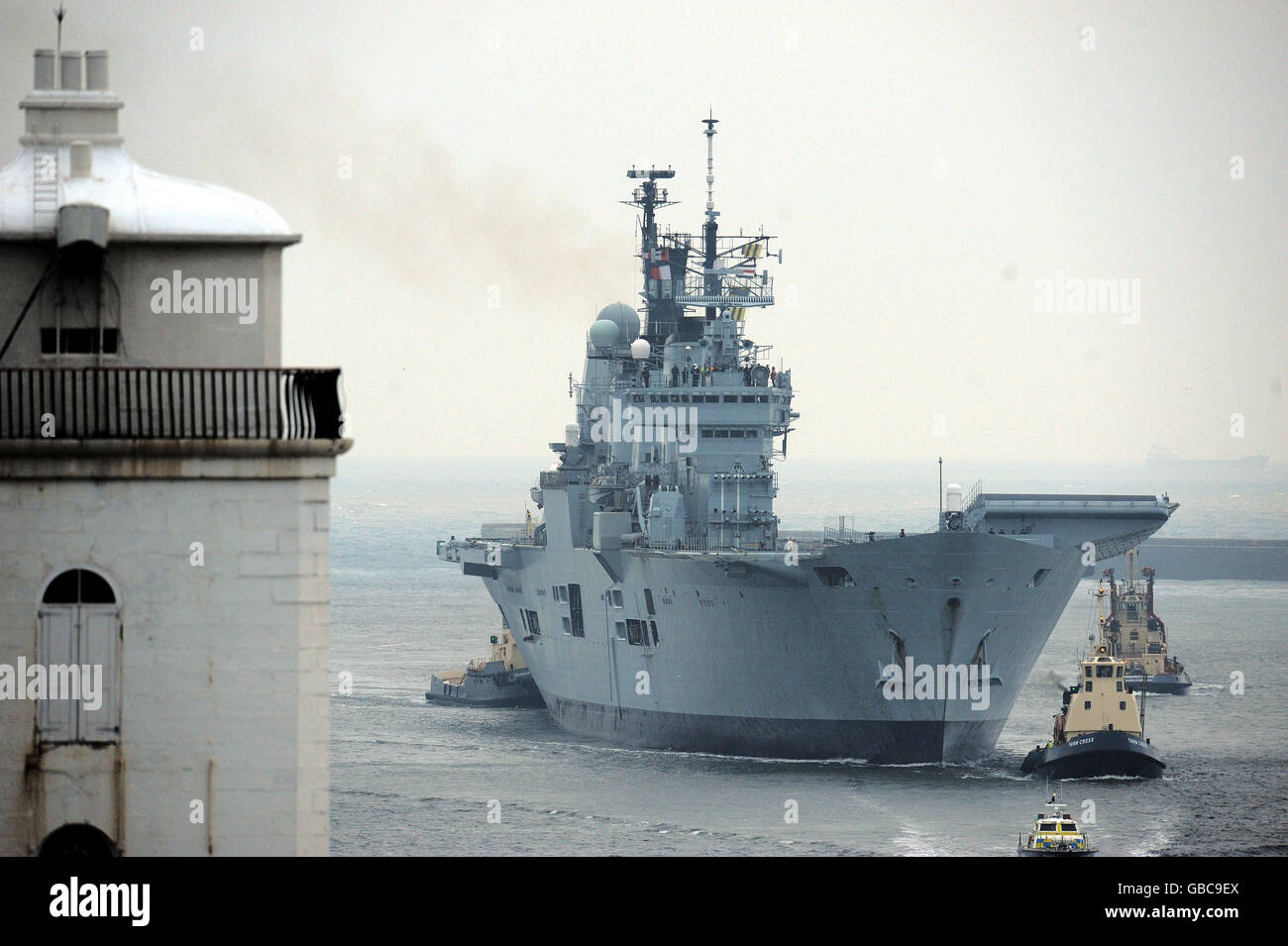 HMS Ark Royal Stock Photo Alamy