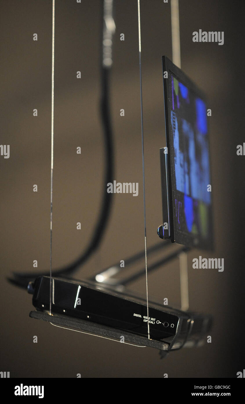 Including the worlds thinnest tv screen hires stock photography and