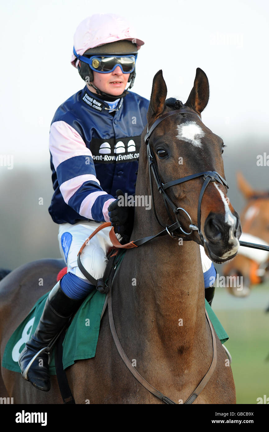 Horse Racing Towcester Racecourse Second January Meeting Stock