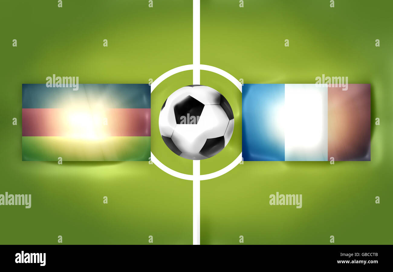 football soccer germany france background 3d render Stock Photo Alamy