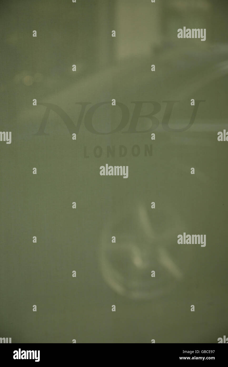 London Stock. General view of Nobu, London. Stock Photo
