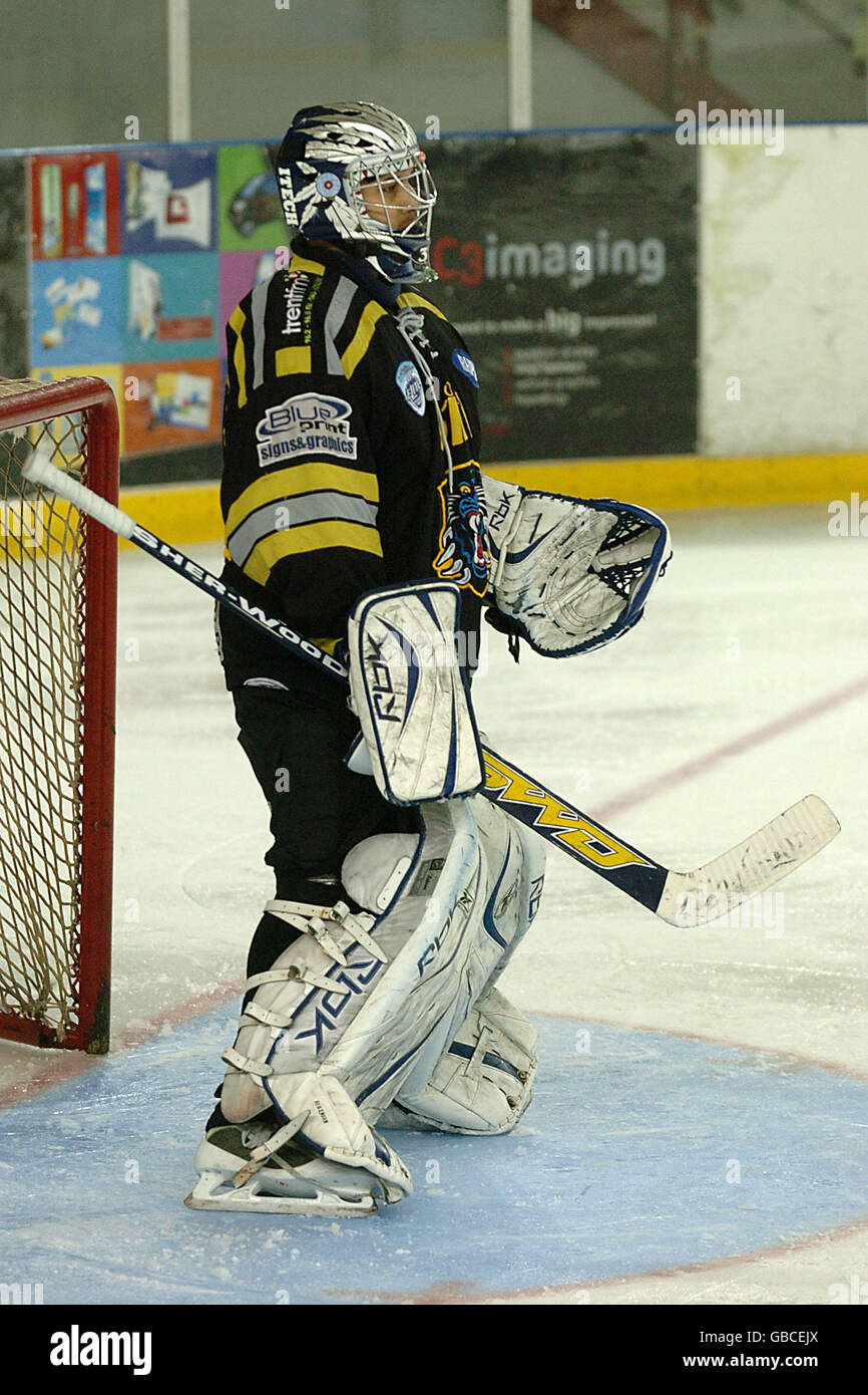 Ice Hockey - Elite League - Manchester Phoenix v Nottingham Panthers - Altringham Ice Dome Stock Photo