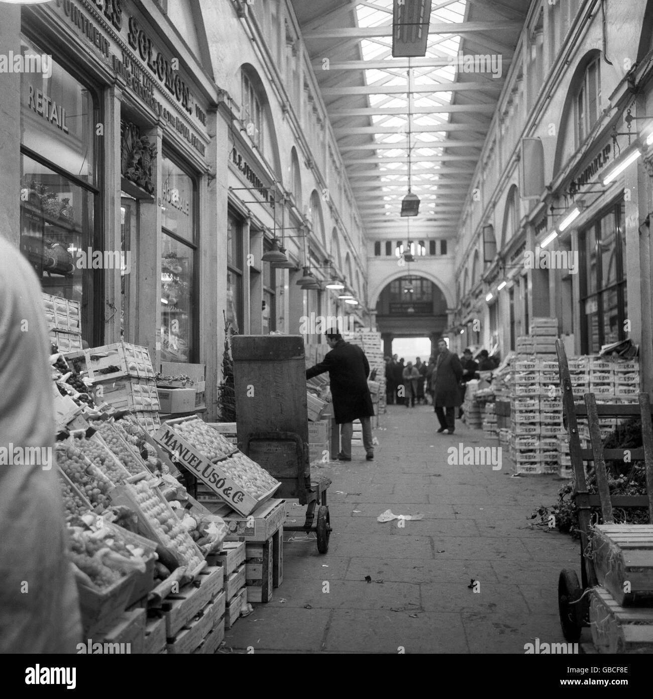 A picture of the 19th century market building in London's Covent Garden. Stock Photo