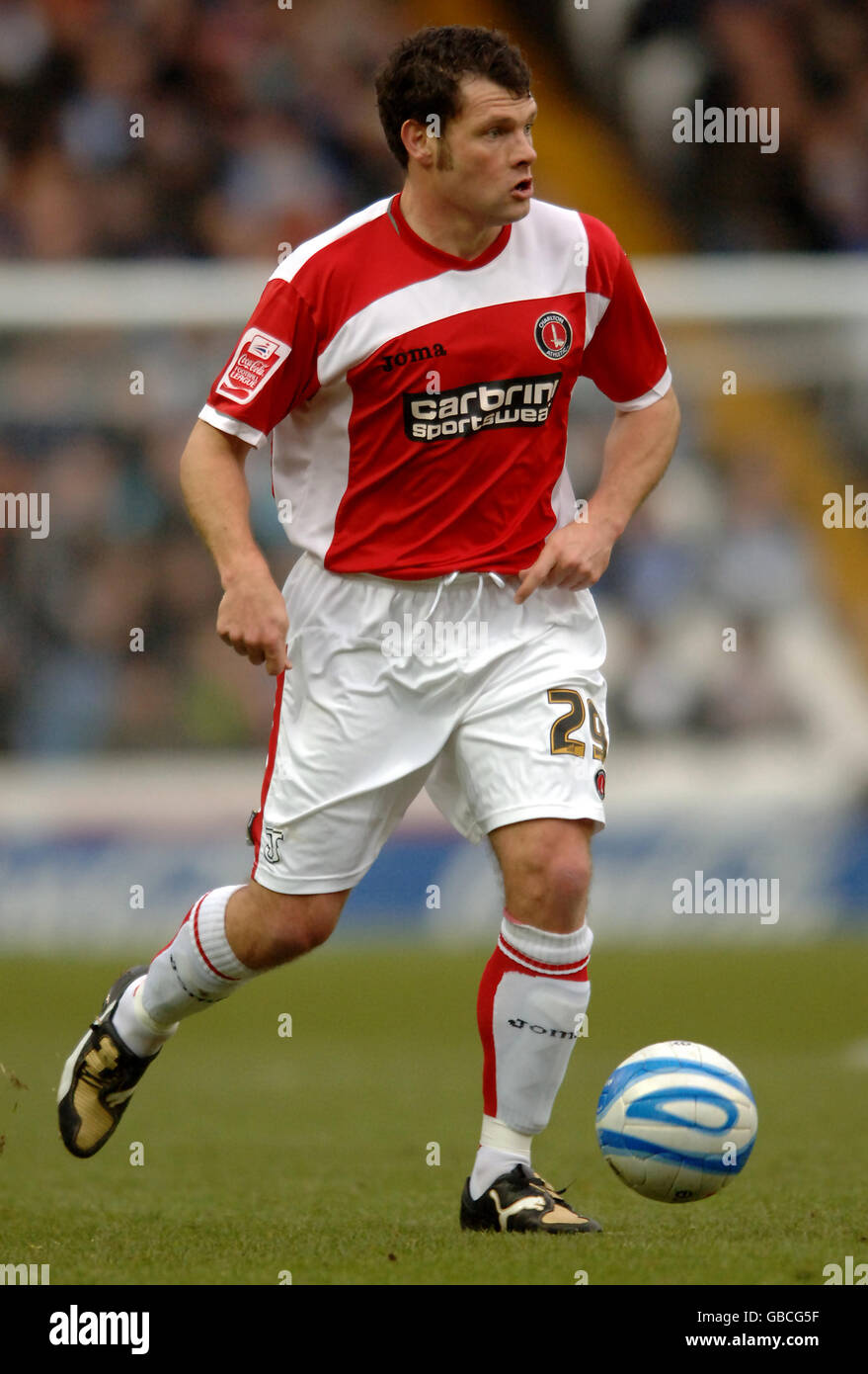 Charlton Athletic's Graeme Murty during the Coca-Cola Football Championship match at Hillsborough, Sheffield. Stock Photo