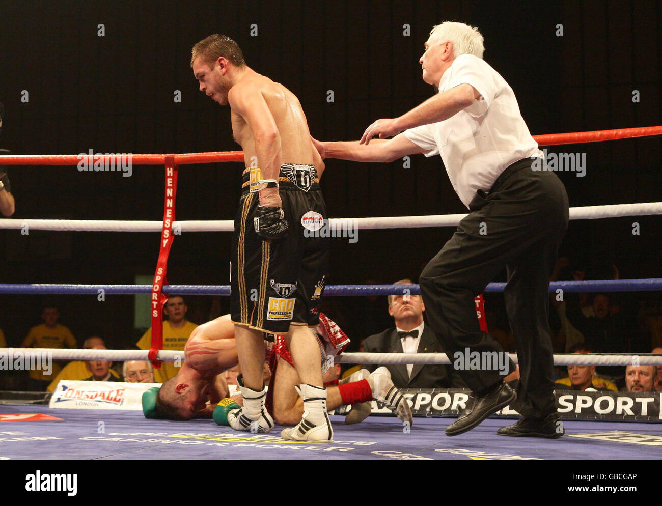 Boxing British Lightweight Title Fight John Murray v Lee McAllister