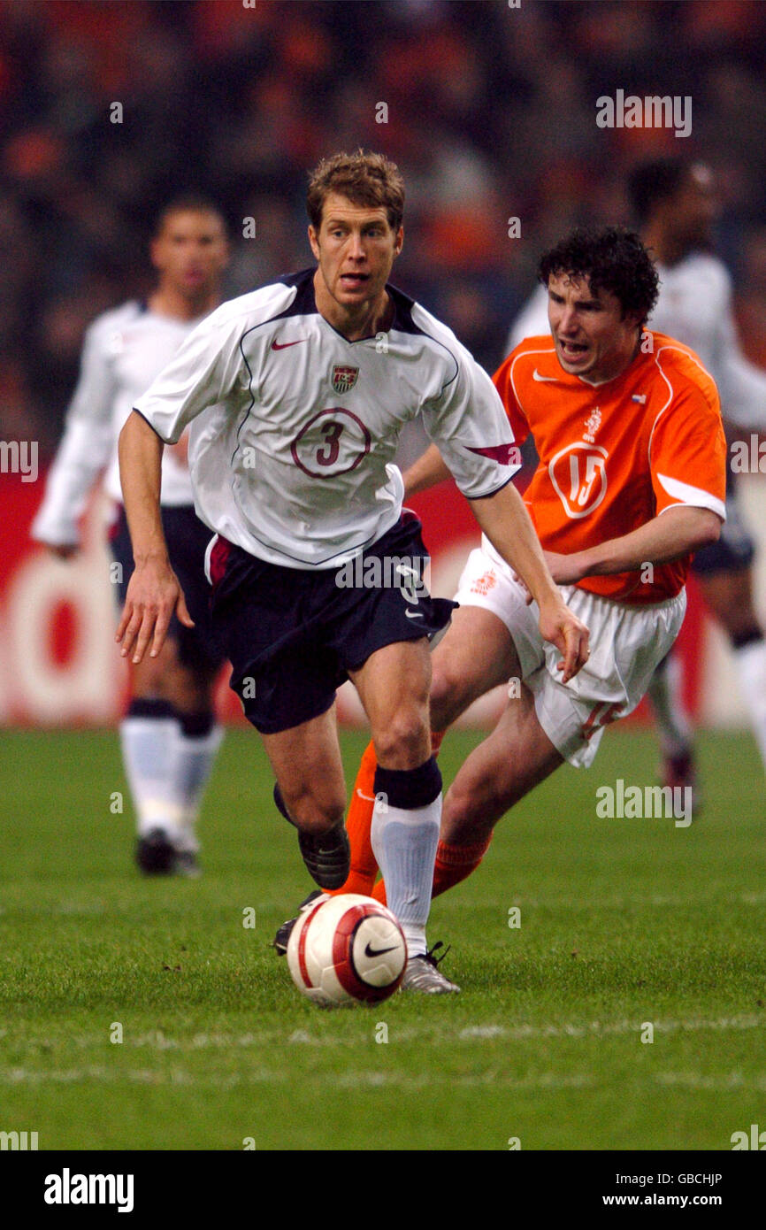 Soccer International Friendly Holland v USA. USA's Gregg Barhalter