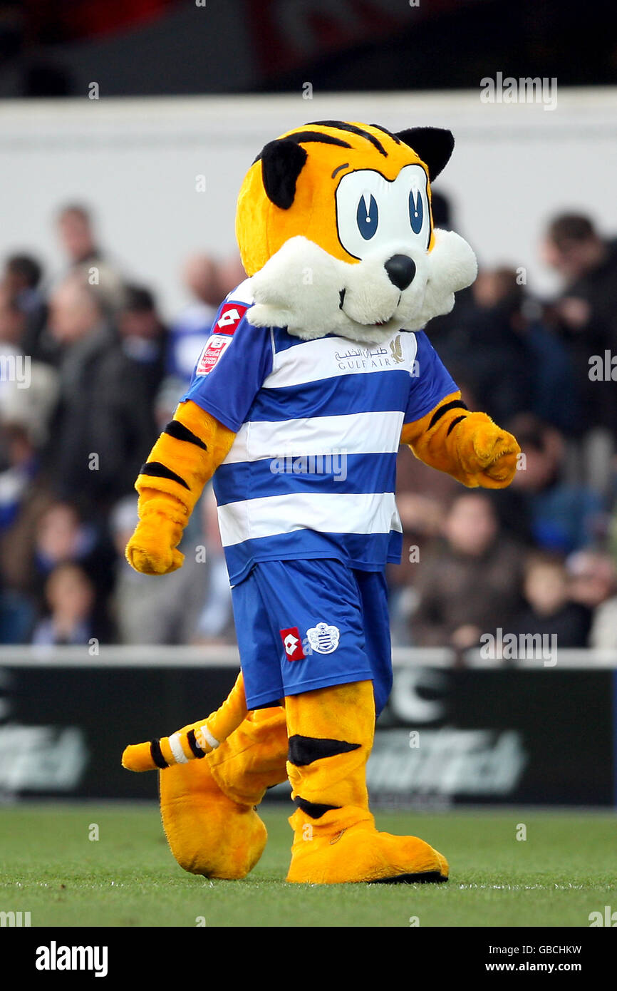 Queens park rangers mascot spark hi-res stock photography