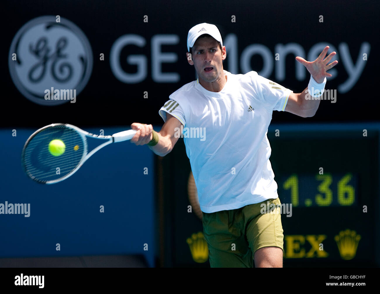Tennis Australian Open 2009 Day Three Melbourne Park Stock Photo