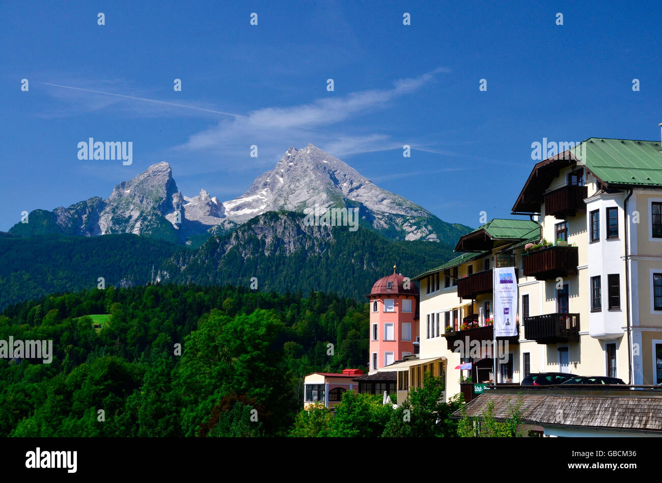 Bayern, Oberbayern, Ferienregion, Berchtesgaden, Watzmann, Deutschland Stock Photo