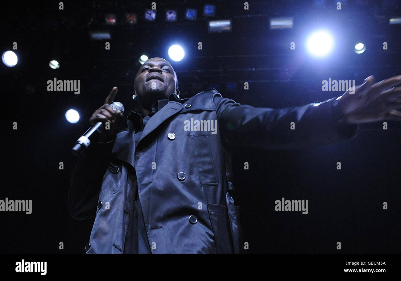 Akon in concert - London Stock Photo - Alamy