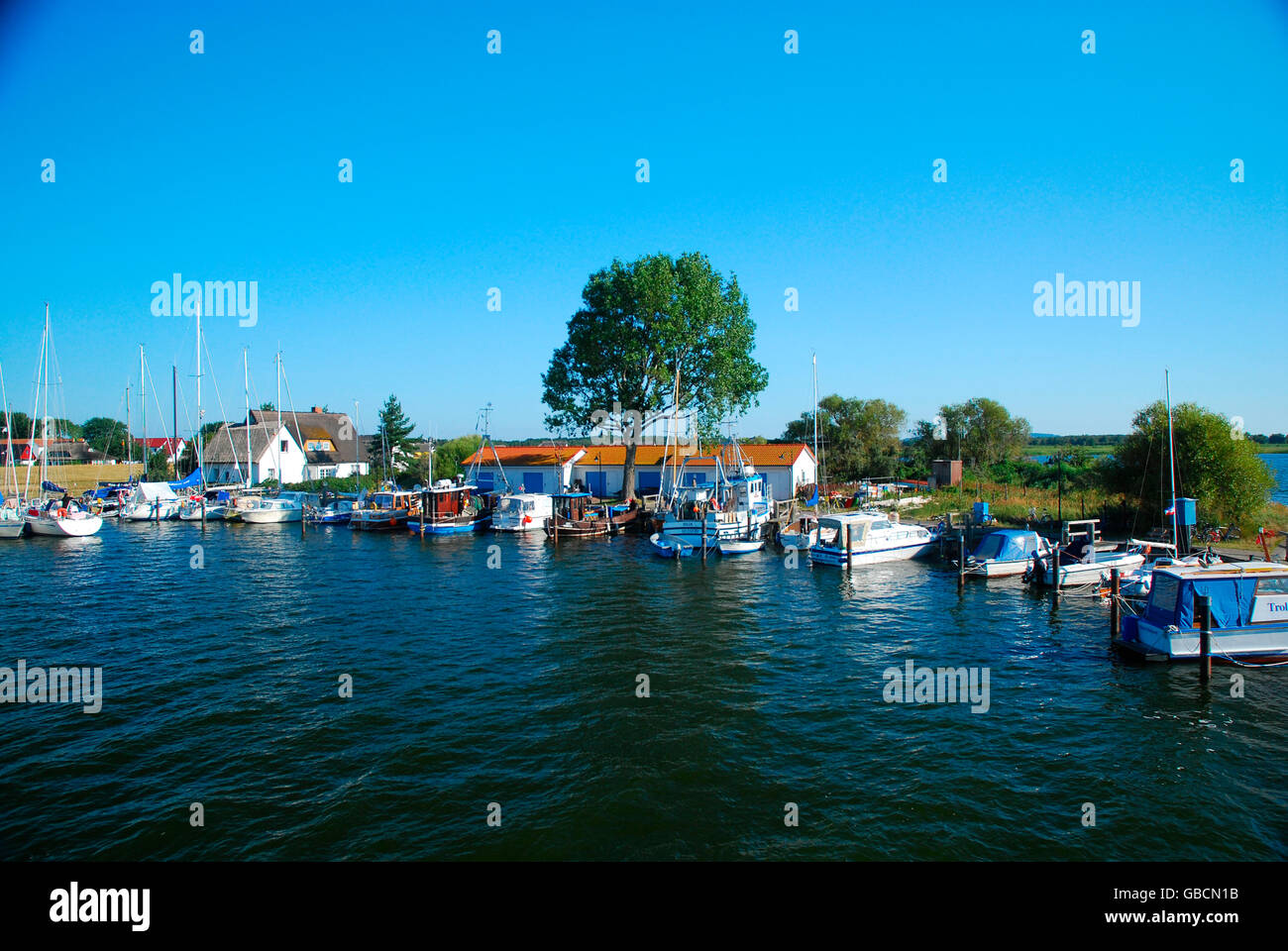 Ostsee, Ostseeinsel, Hiddensee, Hafen, Kloster, Mecklenburg-Vorpommern ...