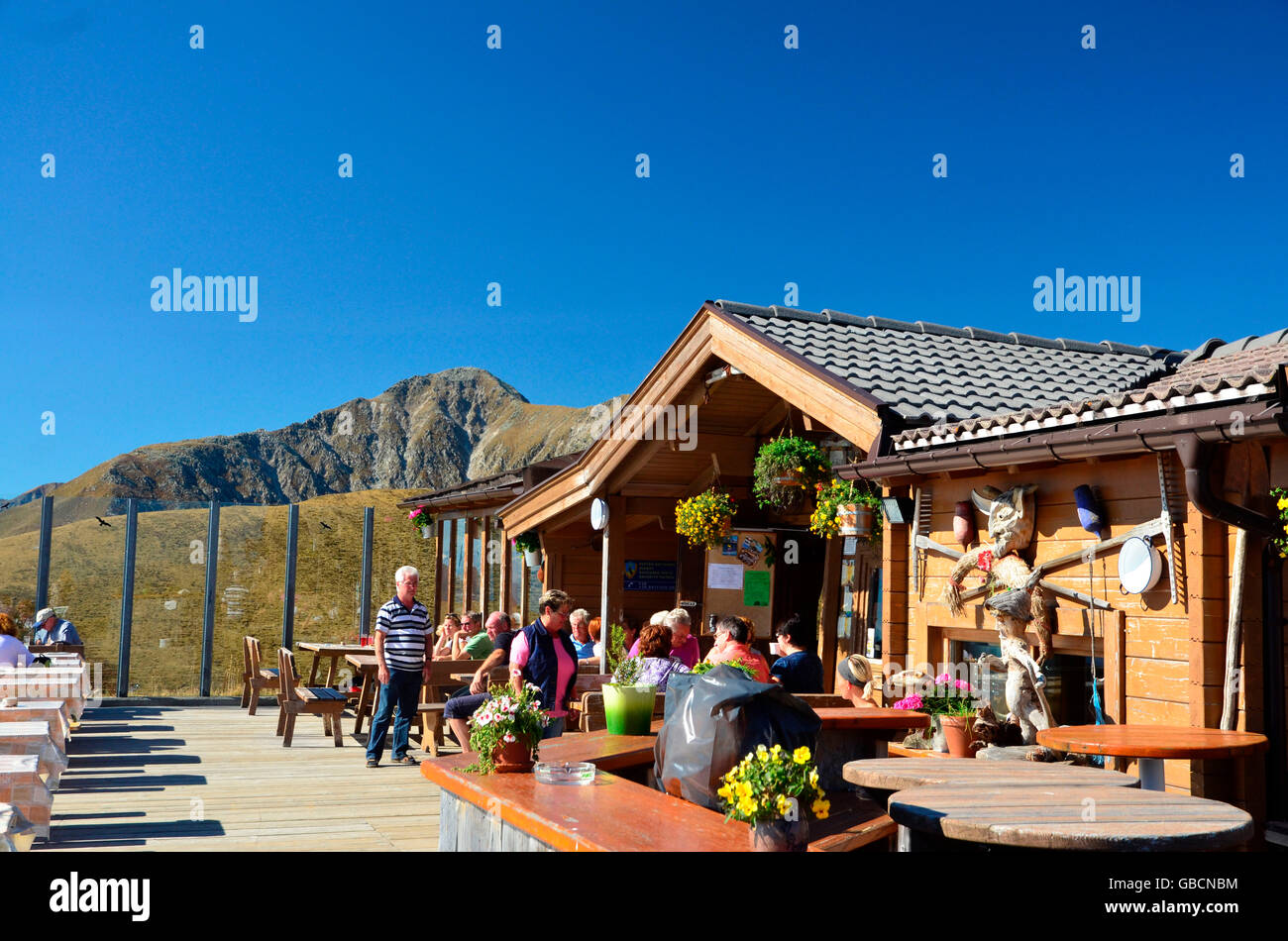 Alm, Almhuette, Berghuette, Pustertal, Meransen, Suedtirol, Italien Stock Photo