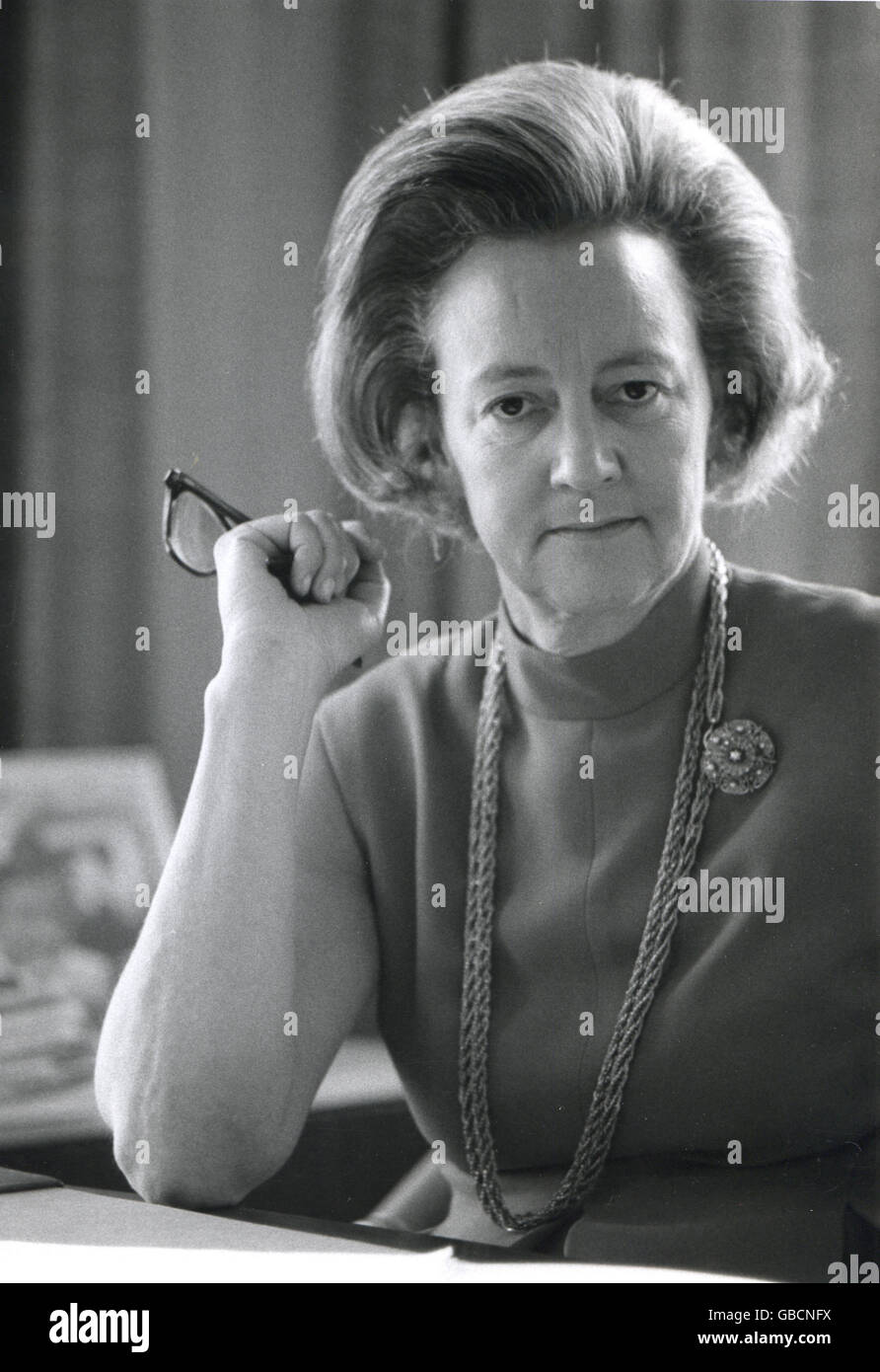 Katherine Meyer Graham, President of the Washington Post Company. Stock Photo